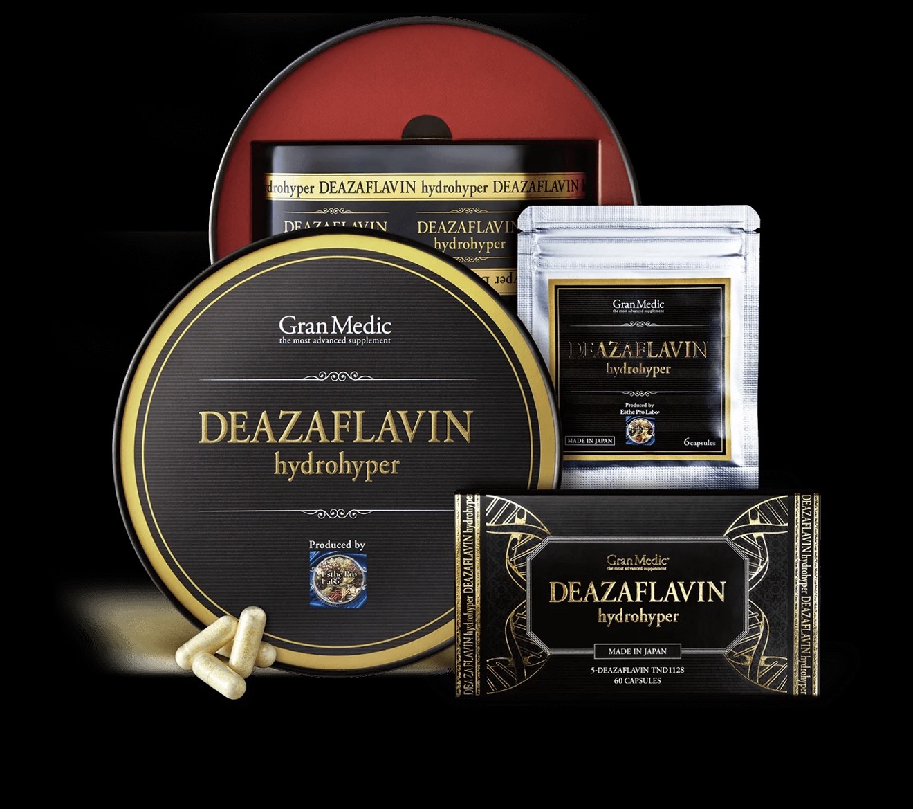 КОМПЛЕКС ПРОТИВ УСТАЛОСТИ И ДЛЯ ОМОЛОЖЕНИЯ
ESTHE PRO LABO
Deazaflavin Hydrohyper Supplement
60 капсул — изображение 2